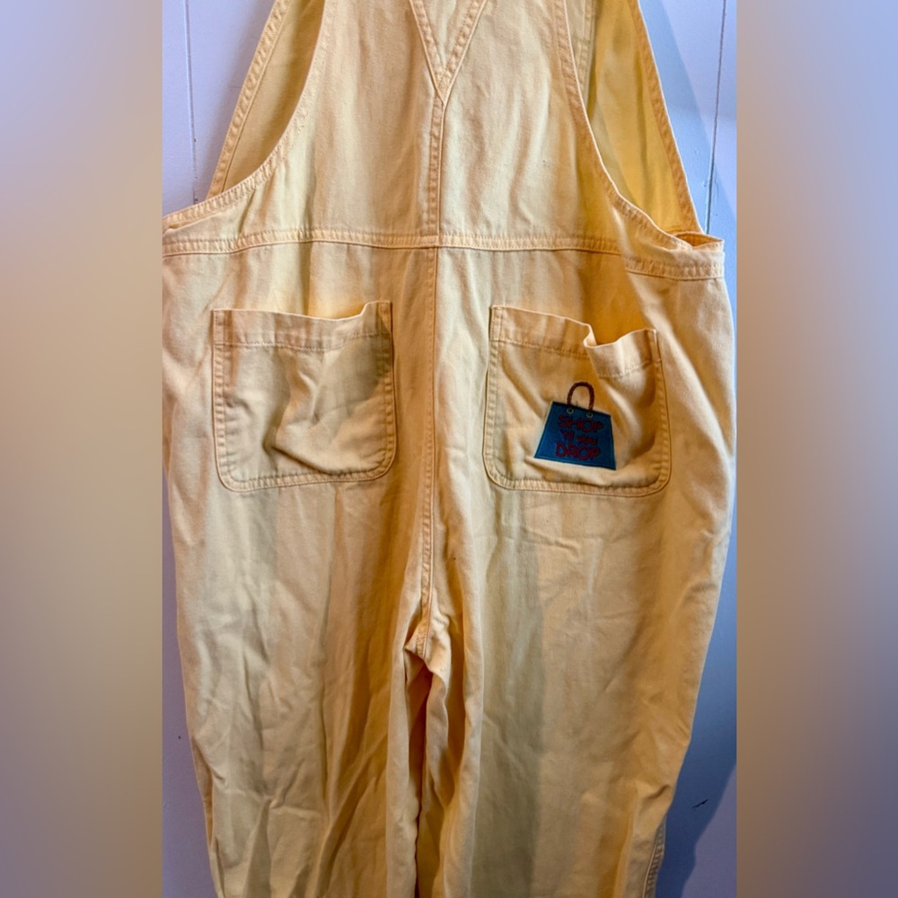Yellow Women's Denim Overalls - Picture 7 of 10